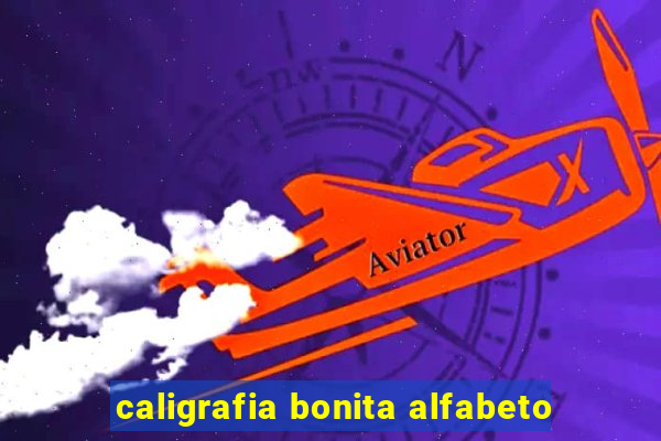 caligrafia bonita alfabeto